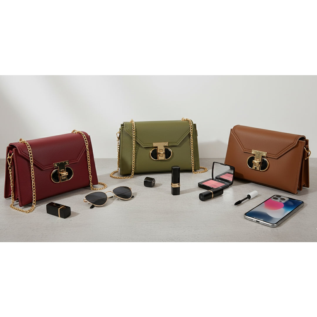 Clutch & Cross Body Or Walet